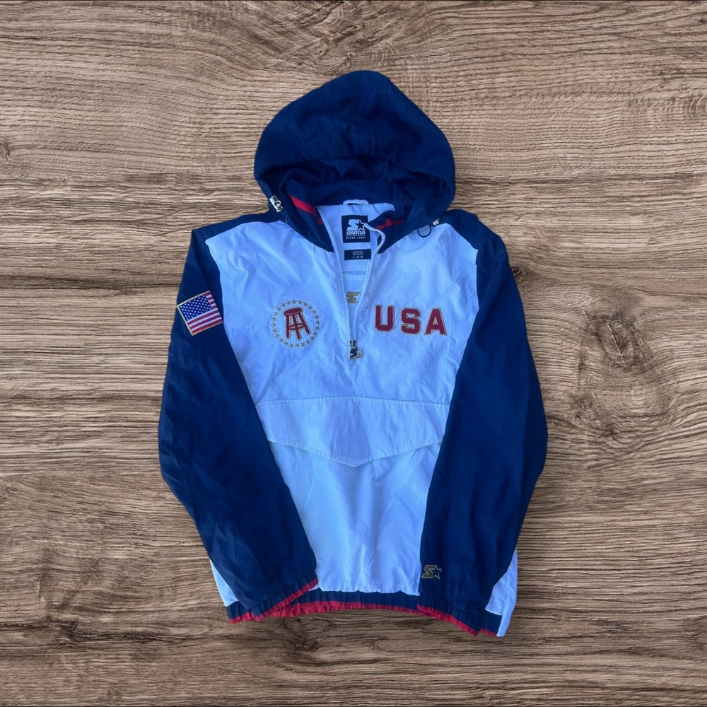 STARTER USA Windbreaker - Navy and White
